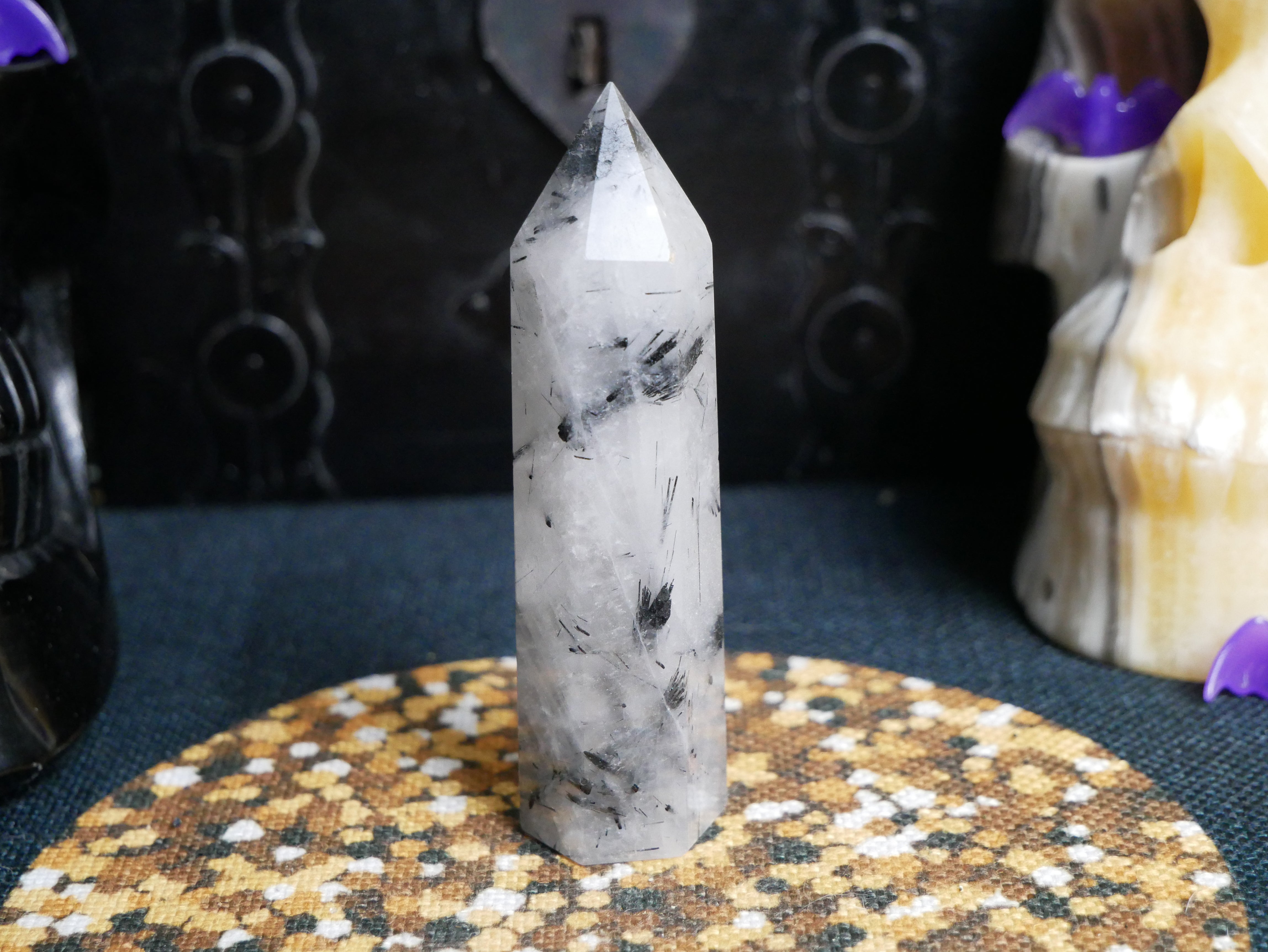 Tourmalinated Quartz Tower