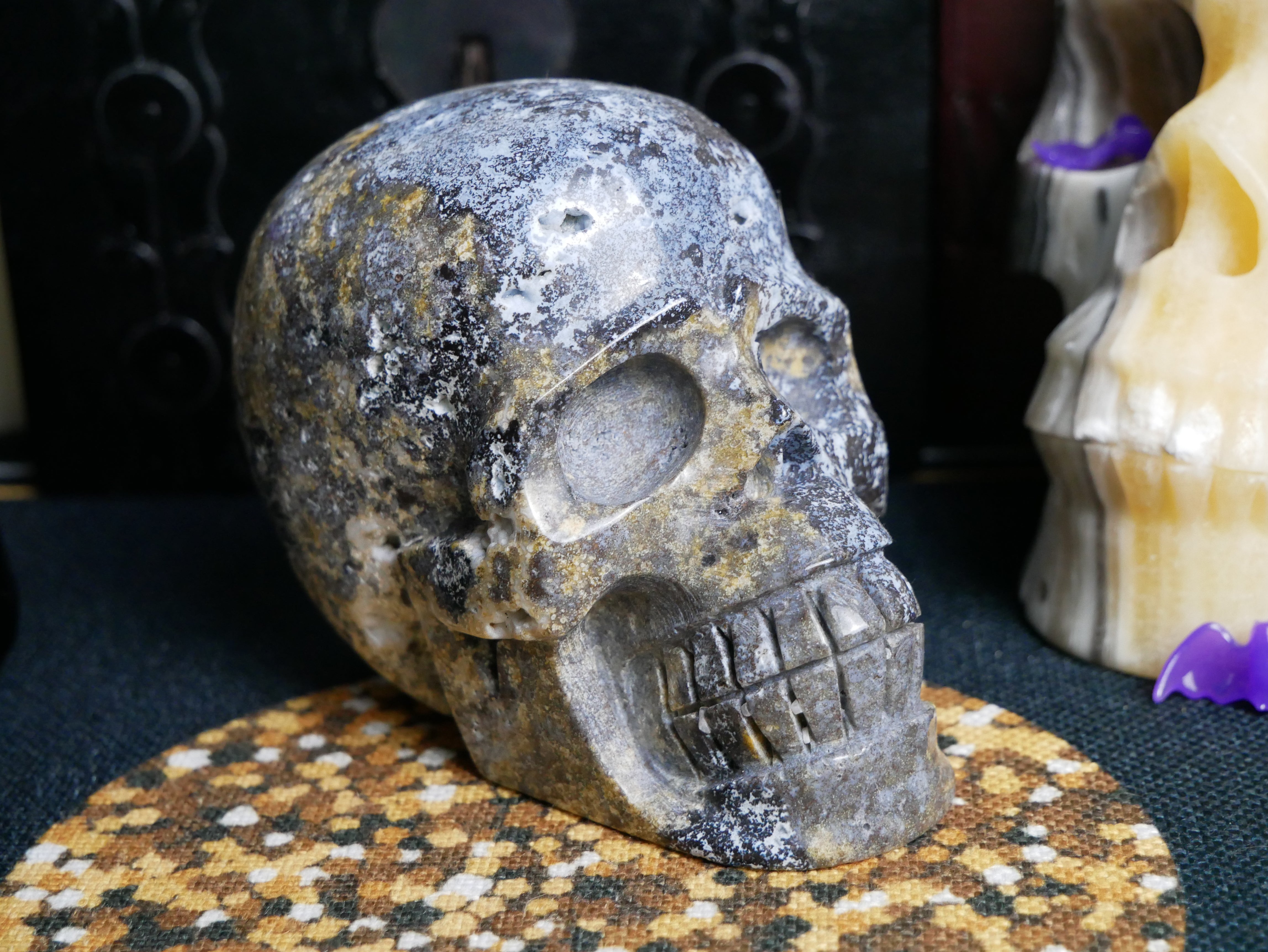 Galaxy Ocean Jasper Skull