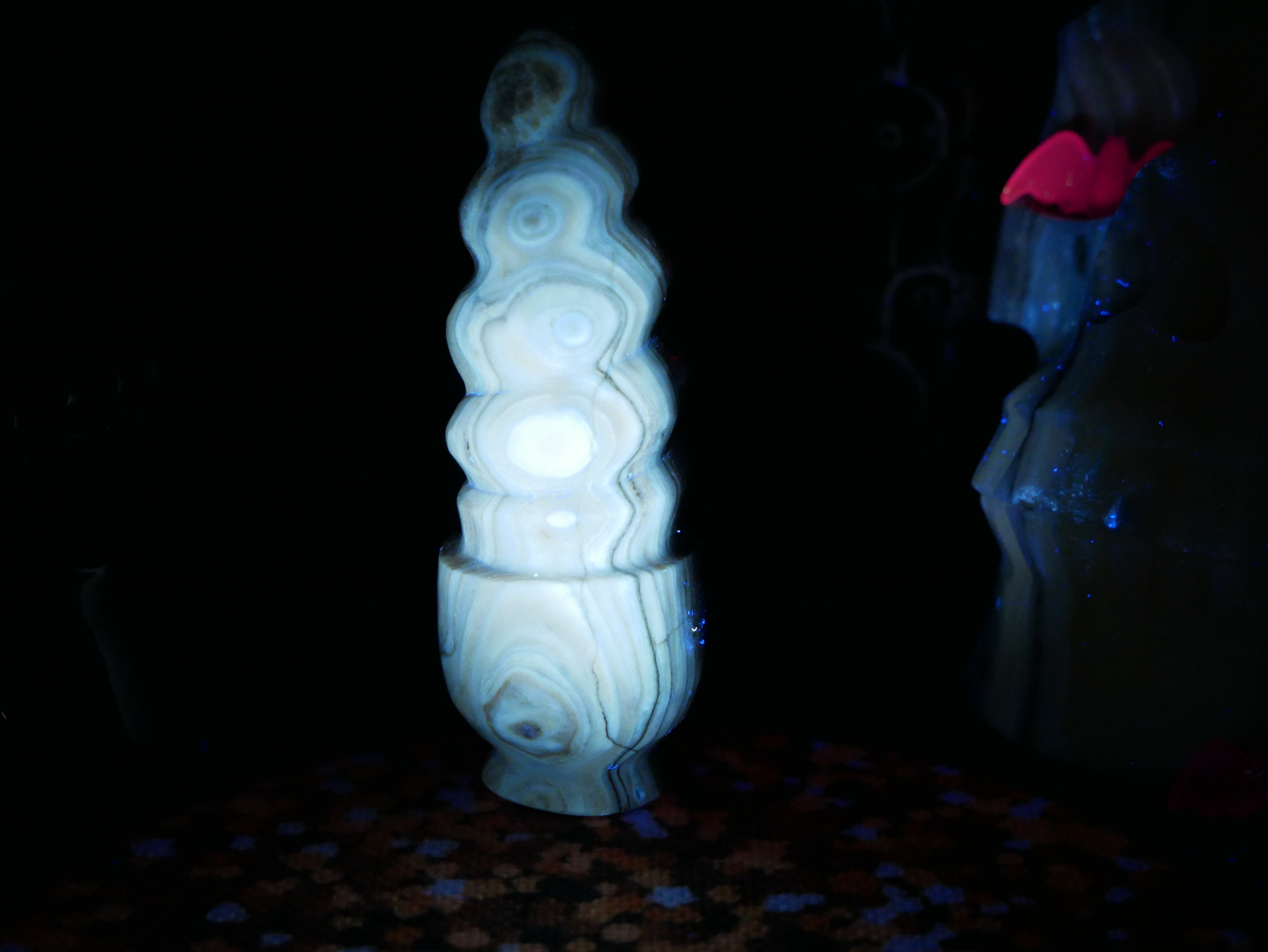 Chocolate Calcite Unicorn Horn