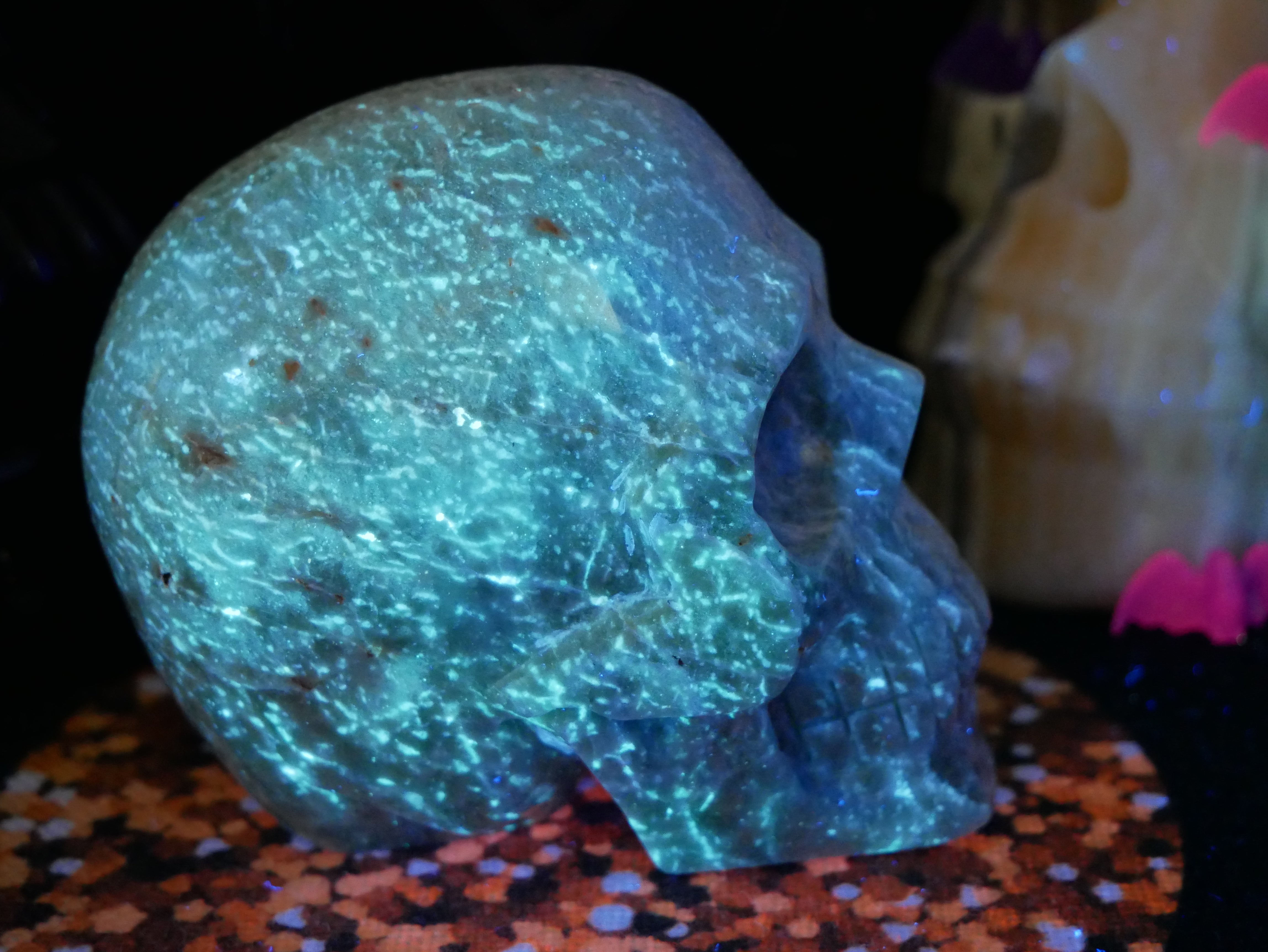 Amazonite Skull