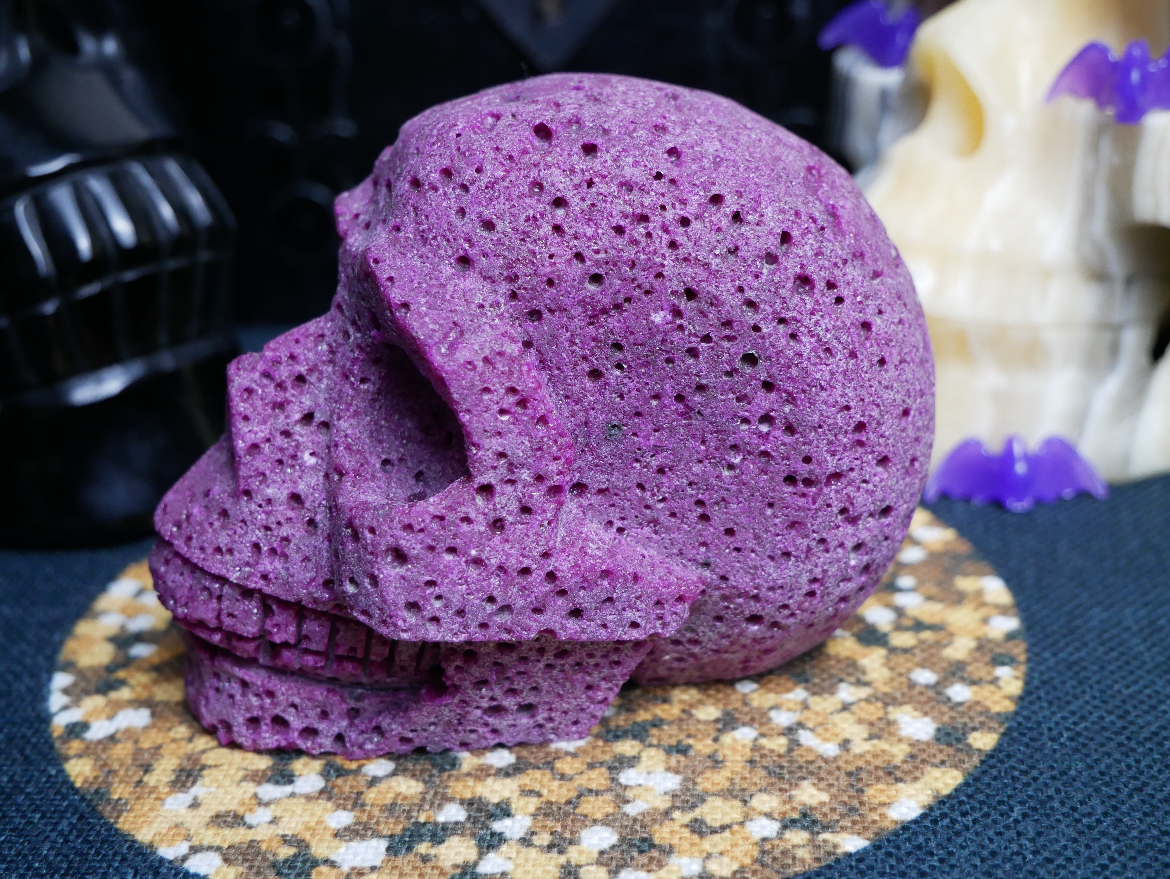 Honeycomb Ruby Skull