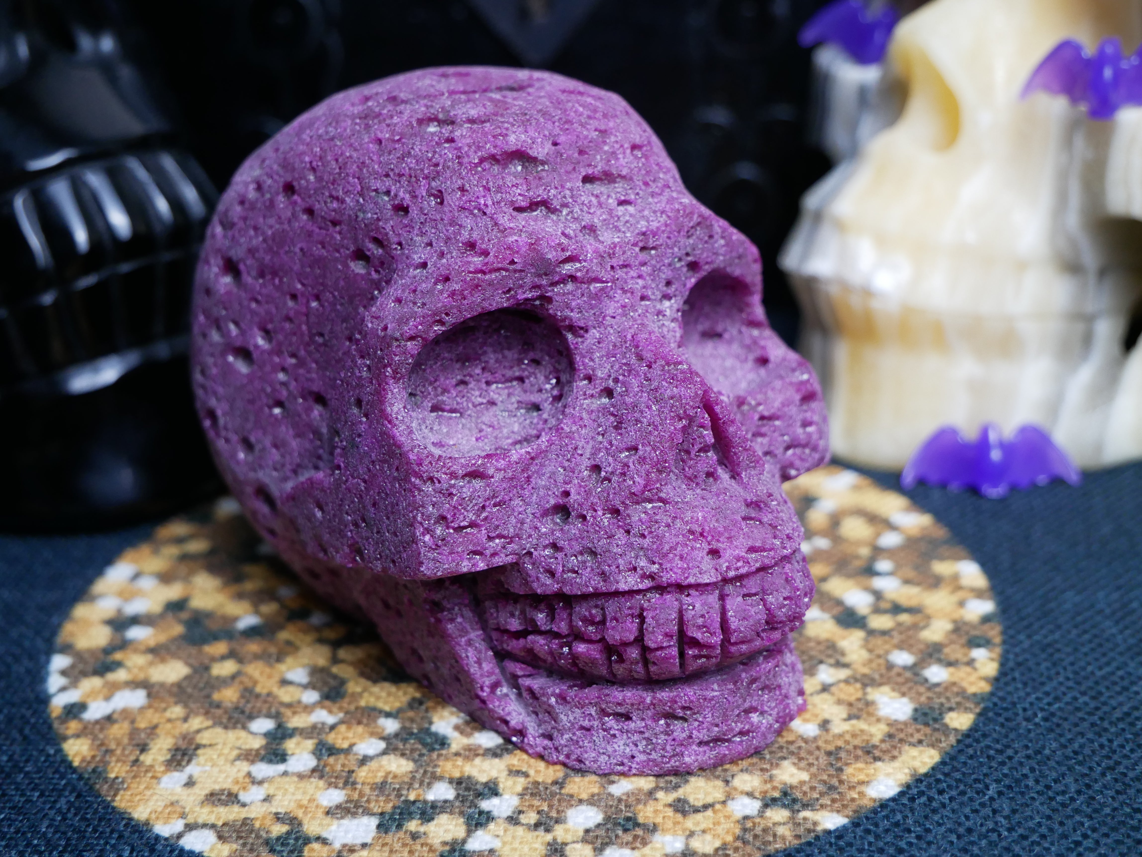 Honeycomb Ruby Skull