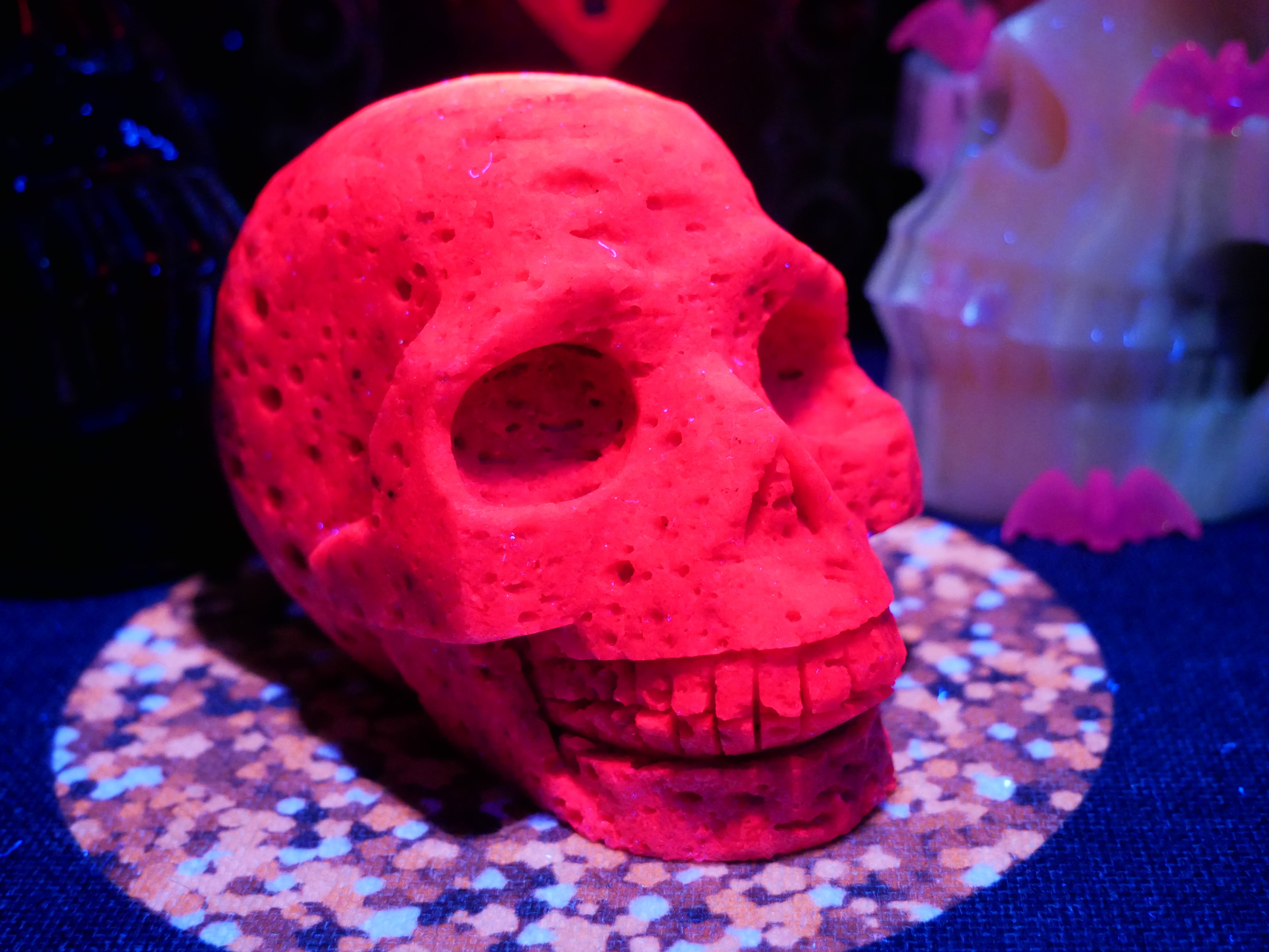 Honeycomb Ruby Skull