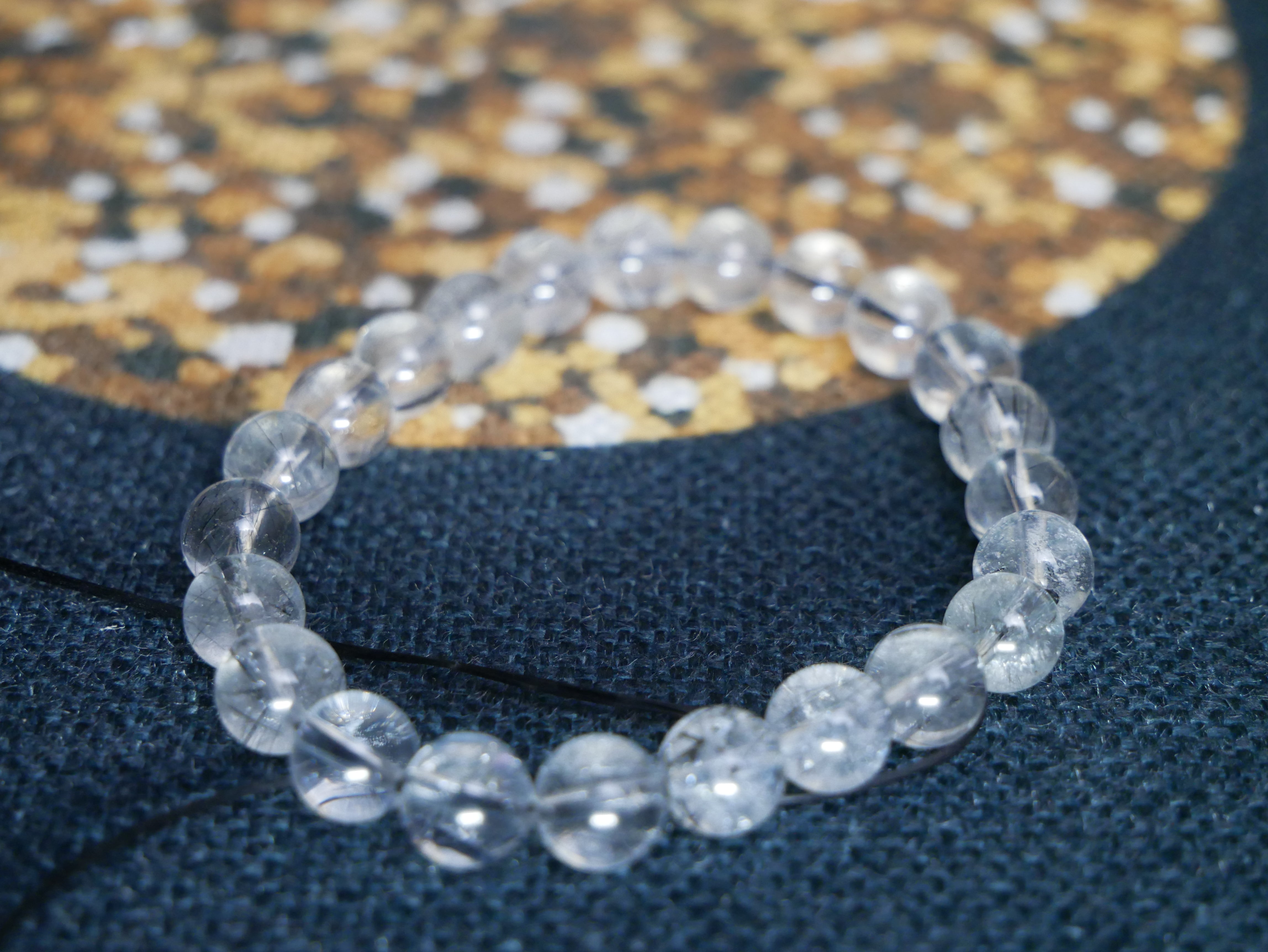 Tourmalinated Quartz Bracelet